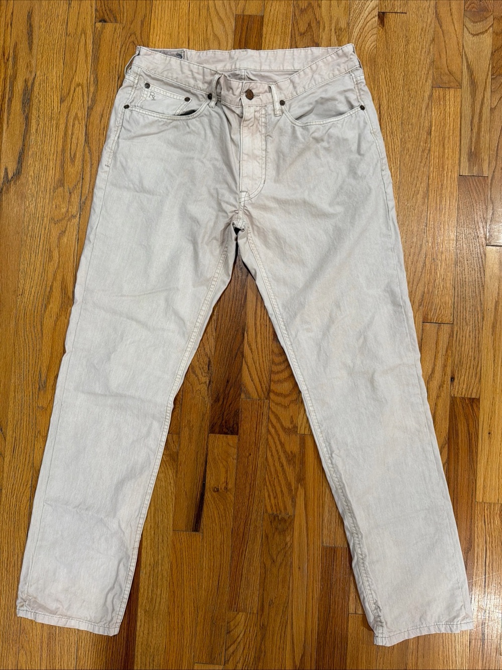 Polo by Ralph Lauren Varick Slim Straight Beige Casual Pants 32/30